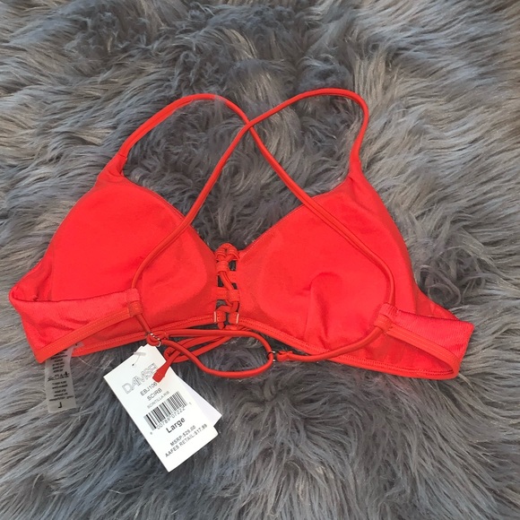 Damsel Red Bikini Top - Picture 2 of 2